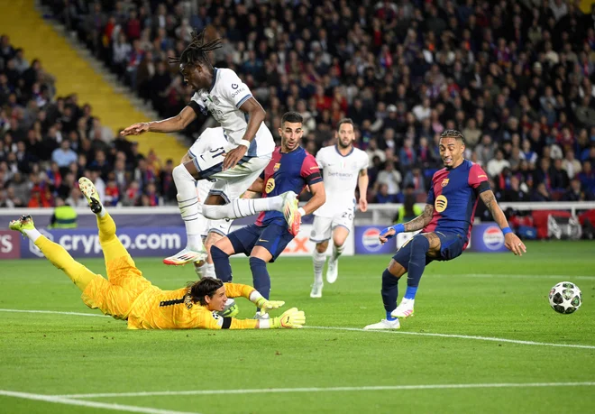 Inter in Barcelona sta pred šestimi dnevi postregla s šestimi goli. FOTO: Josep Lago/AFP