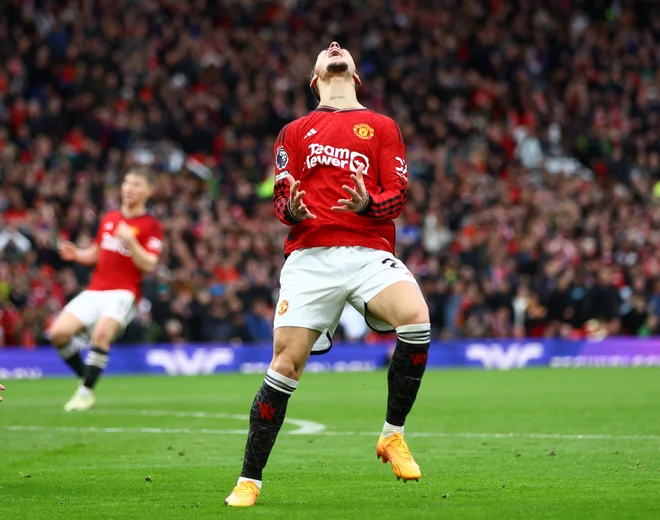Antony's performances were often ineffective in the red devil jersey. Photo: Carl Recine/Reuters