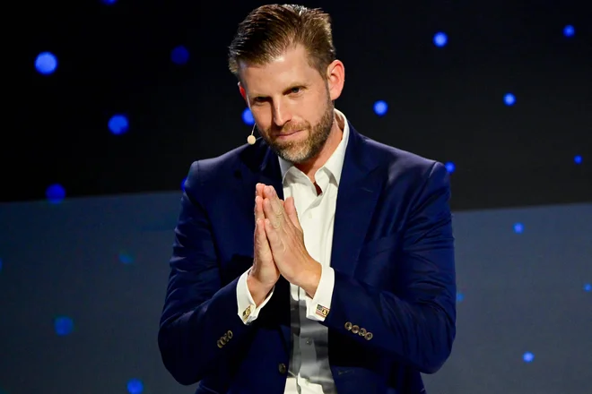 Eric Trump vodi krovno družinsko družbo Trump Organization. Foto: Giuseppe Cacace/Afp