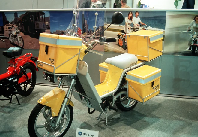 Tomos moped was also well used by mail. Photo: Andrej Krbavcic