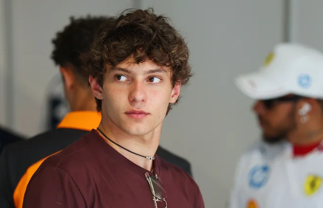 Andrea Kimi Antonelli se je izkazal tudi v Miamiju. FOTO: Mark Thompson/AFP