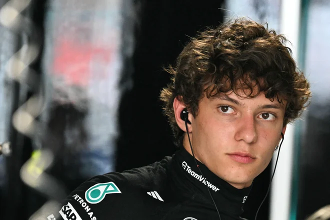 Kimi Antonelli je nova zvezda F1. FOTO: Chandan Khanna/AFP