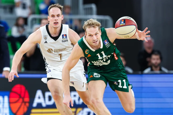 Klemen Prepelič in Jaka Blažič sta kapetana četrtfinalnih nasprotnikov. Foto Aleš Fevžer/Cedevita Olimpija