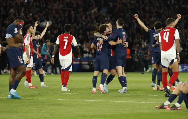 Paris Saint-Germain bo drugič zaigral v finalu lige prvakov. FOTO: Peter Cziborra/Action Images Via Reuters