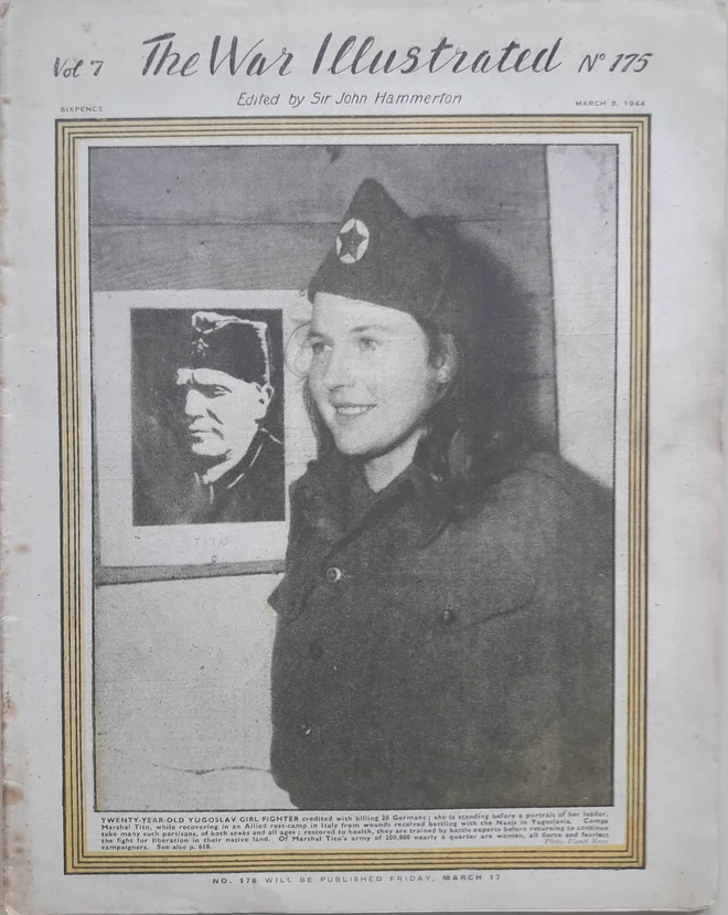 Ko je angleški agent mlado žensko vprašal, zakaj so ženske tako vnete za partizanstvo, je odgovorila, da zato, da jih moški ne bodo več pretepali in da bodo tudi ženske imele pravico, da povedo tisto, kar mislijo. Hrani Muzej tiska