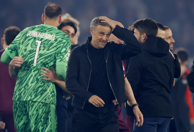 Luis Enrique je uresničil napovedi in brez čarovnikov naredil odlično moštvo. FOTO: Peter Cziborra/Action Images Via Reuters