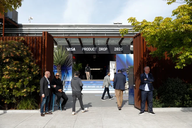 Visa je na dogodku Visa Global Product Drop v San Franciscu predstavila prebojne rešitve na področju digitalne trgovine. FOTO: Visa