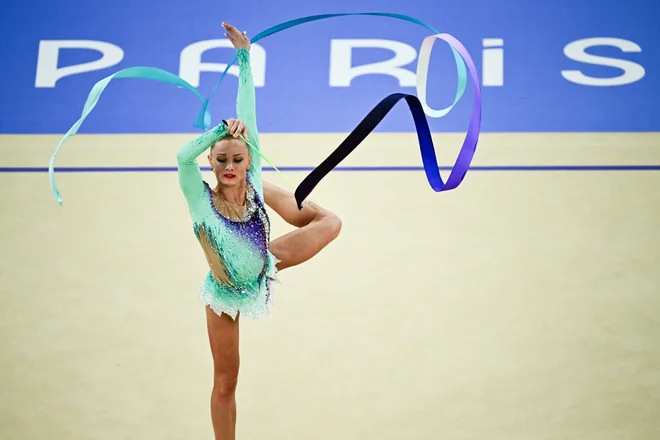 Vedenejeva je nastopila v Parizu 2024. FOTO: Loic Venance/AFP