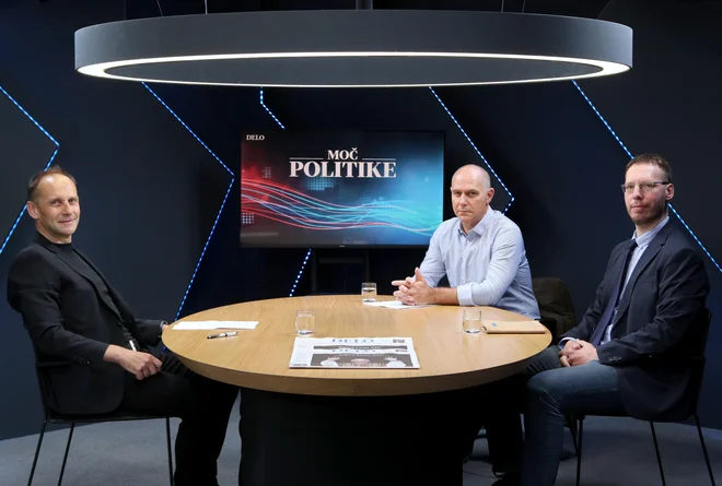 Jože P. Damijan in Luka Lisjak Gabrijelčič sta se v podkastu Moč politike strinjala, da je zveza Nato odslužila svojo vlogo, postala je nepotrebna. FOTO: Marko Feist