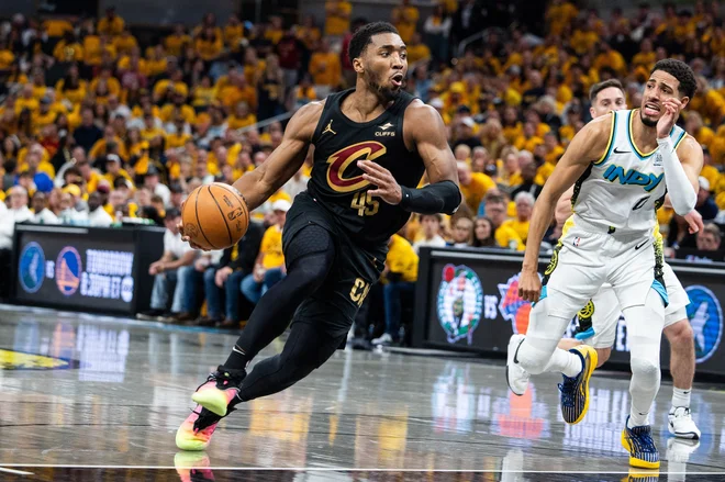 Donovan Mitchell je blestel v Indianapolisu. FOTO: Trevor Ruszkowski/Reuters