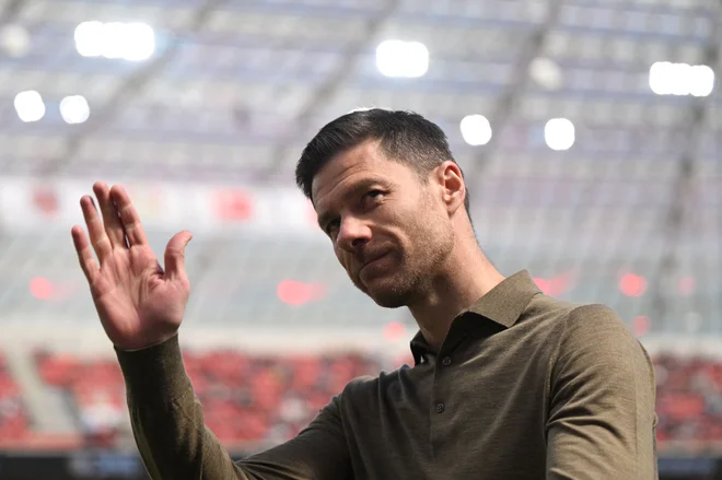 Xabi Alonso zapušča Leverkusen. FOTO: Ina Fassbender/AFP