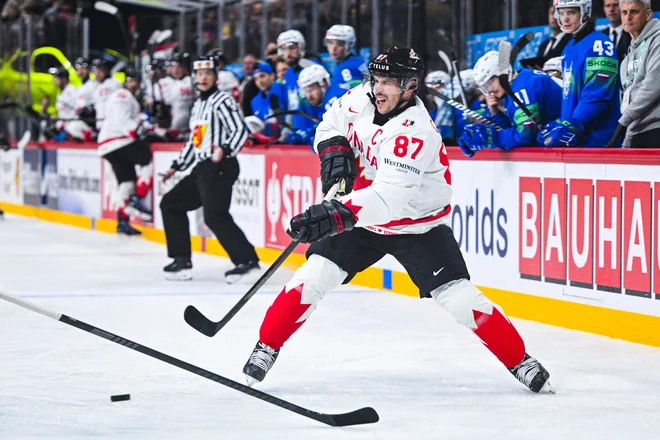 Sidney Crosby je prvi zvezdnik kanadske reprezentance. FOTO: Jonathan Nackstrand/AFP