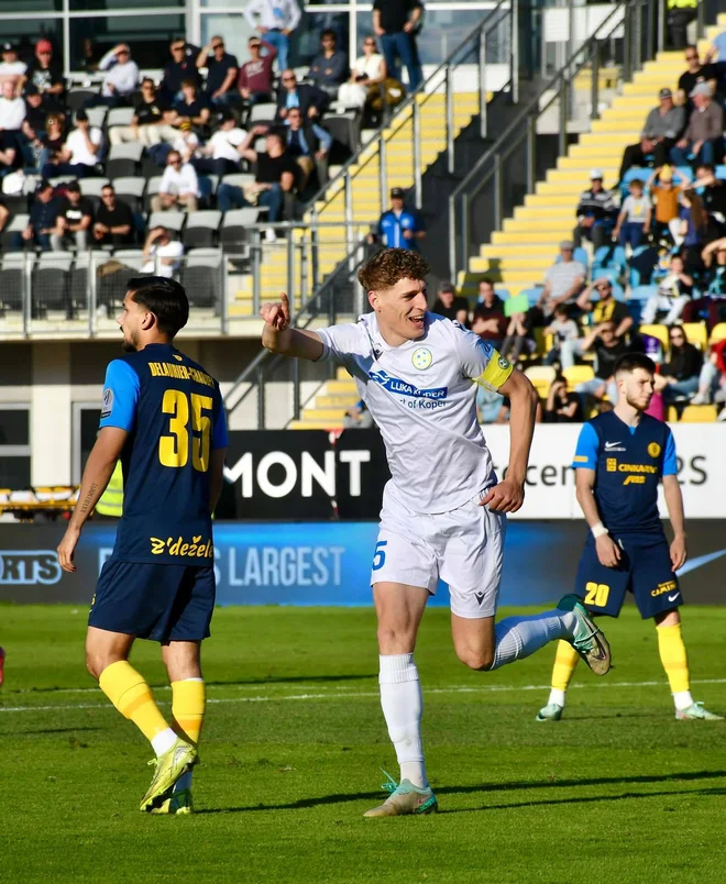 Maj Mittendorfer je izenačil v Celju. FOTO: FC Koper/facebook