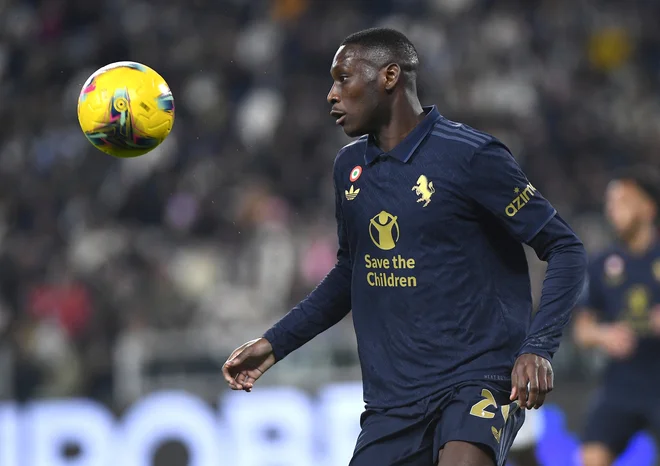 Randal Kolo Muani je Juventus povedel v vodstvo. FOTO: Massimo Pinca/Reuters