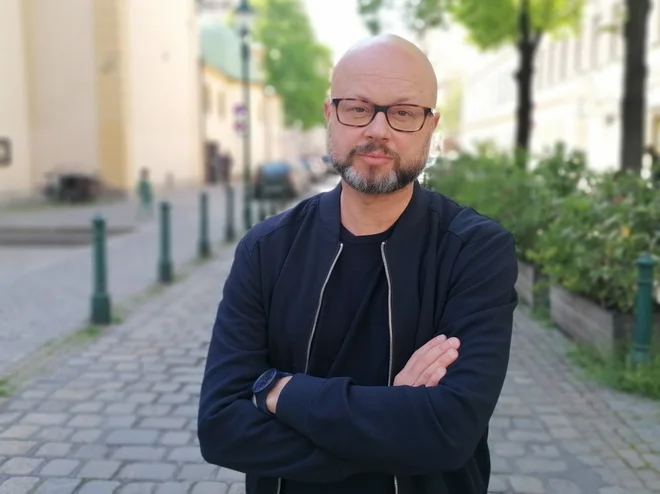 Philip Bauer, urednik športne redakcije v časniku Der Standard, je želel izjemnega nogometaša predstaviti širšim množicam. FOTO: Osebni arhiv