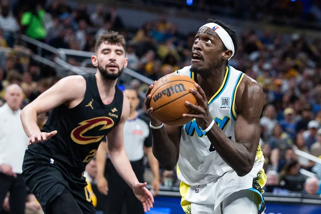 Pascal Siakam je dosegel 21 točk za Indiano. FOTO: Trevor Ruszkowski/Reuters