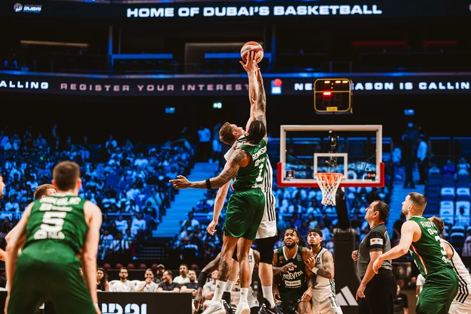 V Dubaju smo spremljali tekmo v pravem NBA vzdušju. FOTO: Dubai Basketball