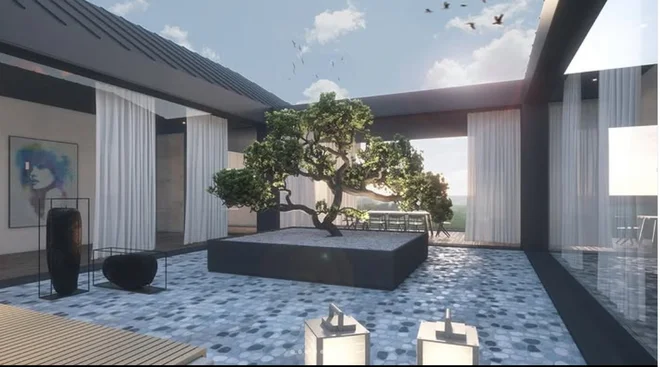 The media is guessing, will Doncic's new villa look like this? Photo: BCR.Arhitecture