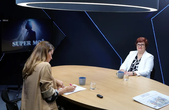 Gostja podkasta je bila dr. Milena Fornazarič. FOTO: Marko Feist/Delo