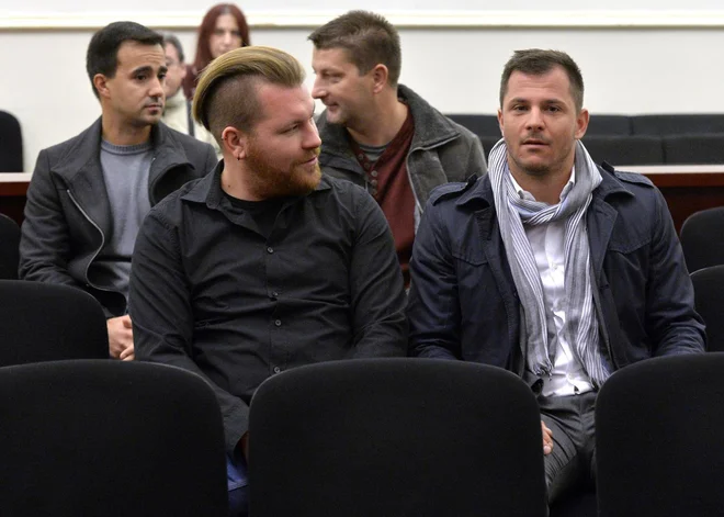Leta 2019 so združbi sodili v Zagrebu, Nino Bevc (skrajno desno) se je sojenj udeleževal, so poročali hrvaški kolegi. FOTO: Pixsell