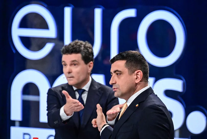 Pogledi obeh kandidatov na ključna vprašanja se močno razlikujejo. FOTO: Daniel Mihailescu/AFP
