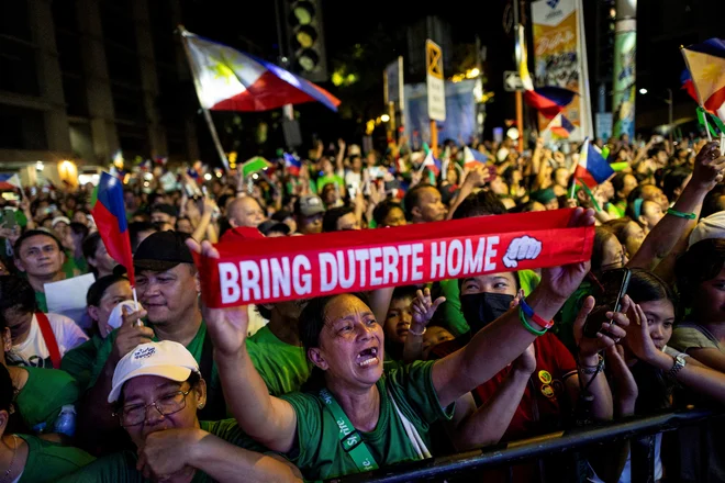 Kljub mešanim rezultatom na nacionalni ravni je družini Duterte uspelo ohraniti trdno oblast v Davau in na jugu države. FOTO: Eloisa Lopez/Reuters