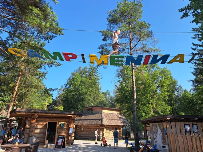 Kamp Menina v občini Rečica ob Savinji je po ujmi imel že lansko sezono precej dobro, letos pričakujejo še boljšo. FOTO: Špela Kuralt/Delo