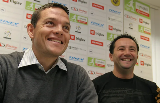 My friend Slavisa Stojanovic and I were key creators of the championship Domžale. Photo: Damjan Žibert