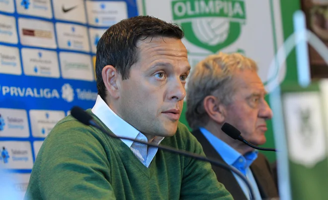 Nenad Protega in the role of sports director Olympia did not last long in Milan Mandaric. Photo: Blaž Samec/Work