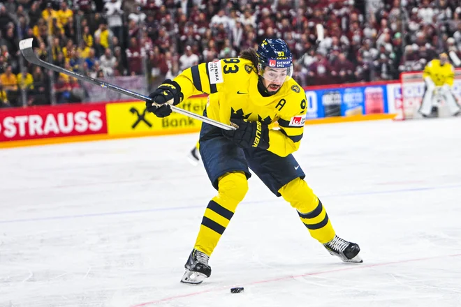 Mika Zibanejad je izjemno priljubljen švedski reprezentant. FOTO: Jonathan Nackstrand/AFP