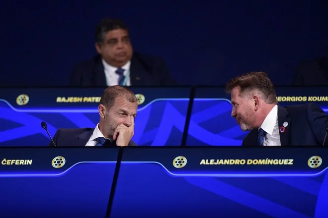 World Football Man Gianni Infantino angry Alexander Cheferin and Uefa