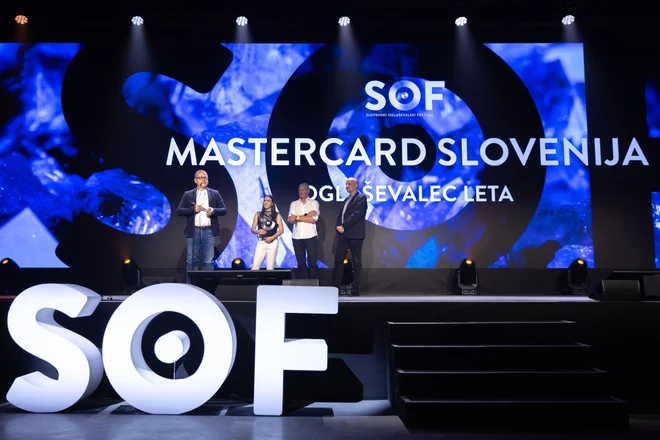 Kot agencija leta je slavila agencija Shift, naziv znamka leta pa je osvojil Mastercard Slovenija. FOTO: Sof
