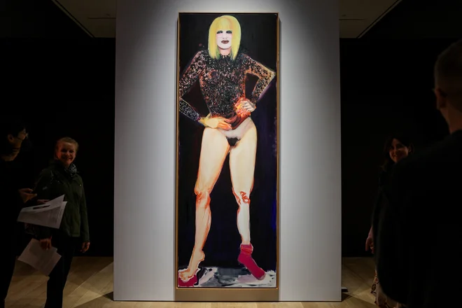 Kljub temu da je Marlene Dumas z Miss January podrla svetovni rekord najdražje prodanih del ženske umetnice, se ta znesek ne more primerjati s prodanimi umetninami moških umetnikov. FOTO: Kylie Cooper/Reuters