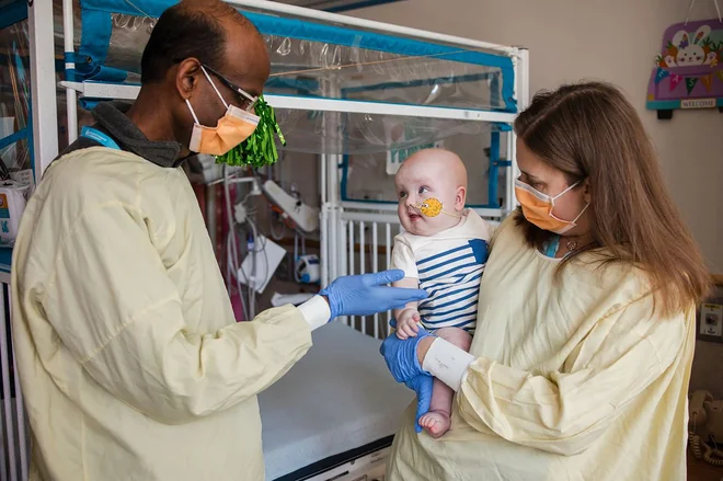 A little boy for the first time in history remodeled genes