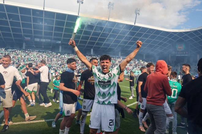 NK Olimpija je državni prvak. Foto Matej Družnik