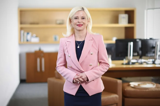 Zavedanje o kibernetski varnosti se krepi, pravi Ksenija Klampfer, ministrica za digitalno preobrazbo. FOTO: Leon Vidic