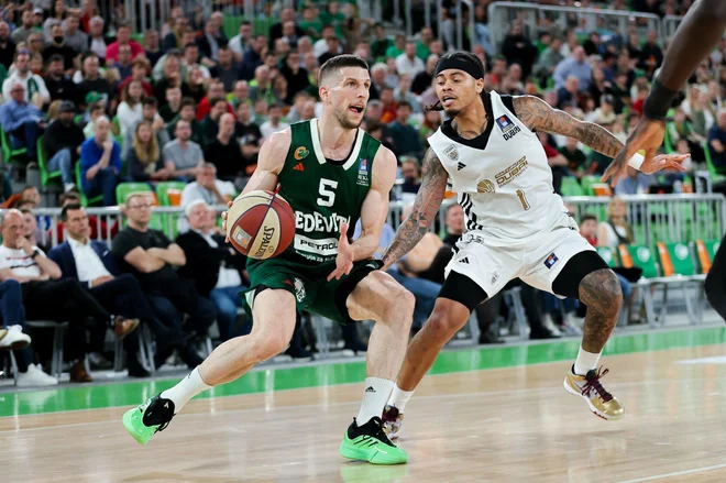 Aleksej Nikolić je v petek odigral najboljšo tekmo v dresu Cedevite Olimpije. FOTO: Filip Barbalić