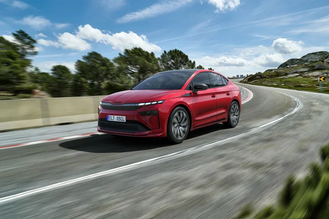 Novi Enyaq Coupé je v izvedbi Sportline še posebej privlačen. FOTO: Škoda
