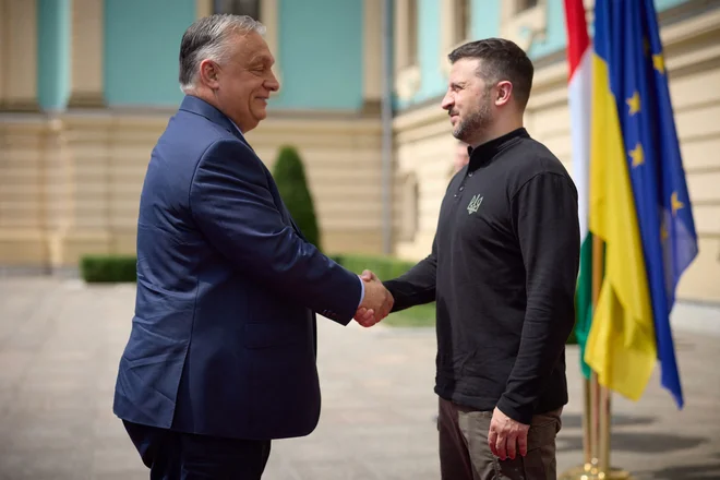 Orbán je vstop Ukrajine v EU označil za trenutno najhujšo nevarnost. FOTO: AFP