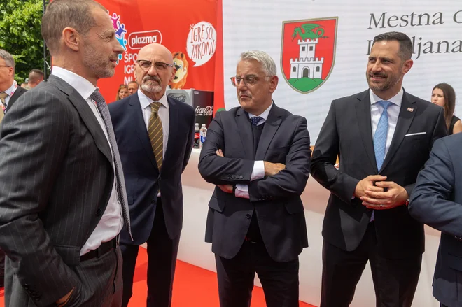 Ambassadors of young people, celebrities from the world of sports were also at the forefront. Photo: Voranc Vogel/Work