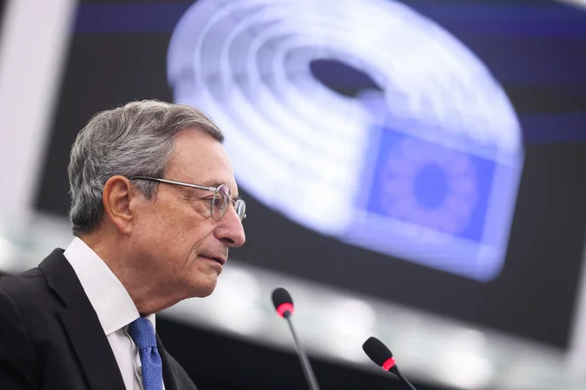 Former President of the European Central Bank and EU Special Advisor Mario Draghi, in his last year's EU competitiveness report, urged the bank to take over more risks to promote breakthrough innovations. Photo: Johanna Geron/Reuters