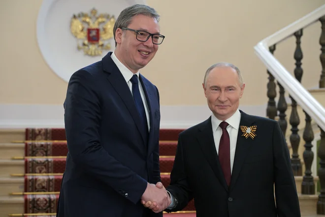 Pobudo za novo pogodbo je srbski predsednik Aleksandar Vučić izrazil med svojim obiskom v Moskvi. FOTO: Alexei Nikolsky/Reuters