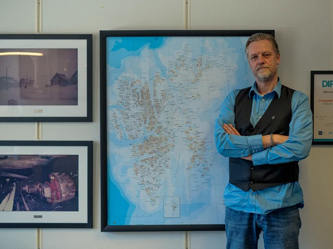 Leif Terje Aunevik, župan Longyearbyena, Svalbard. Foto Sabina Vrečko Sabina Vrečko