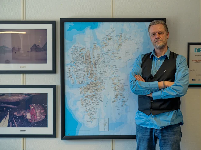 Leif Terje Aunevik, župan Longyearbyena, Svalbard, 4 Foto Sabina Vrečko Sabina Vrečko