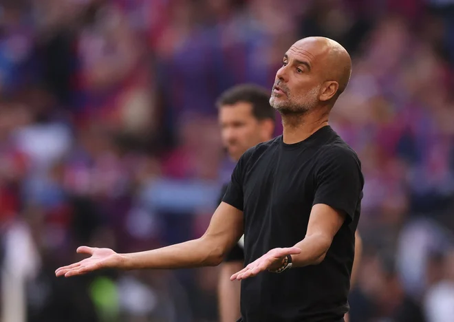 Pep Guardiola noče imeti preveč igralcev. FOTO: David Klein/Reuters