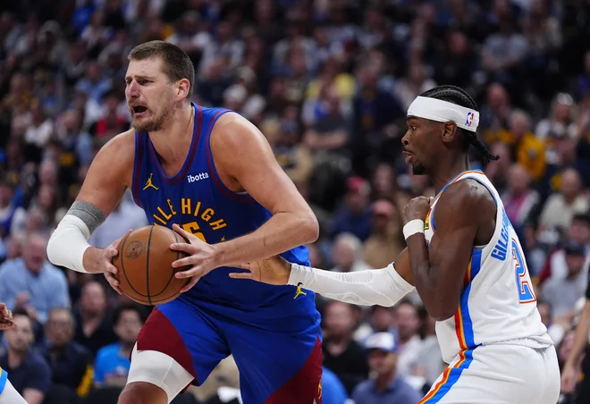 Nikola Jokić je končal na drugem mestu. FOTO: Ron Chenoy/Reuters