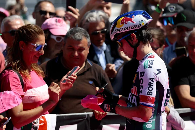 Primož se mora "spočiti" do nedeljske etape. FOTO: Luca Bettini Afp