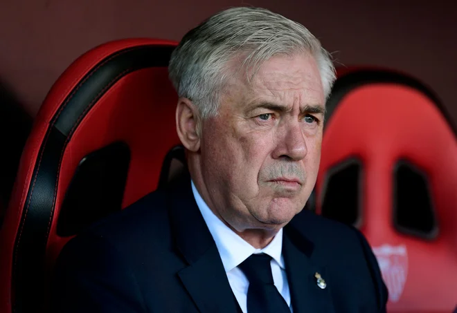 Carlo Ancelotti po koncu sezone odhaja iz Madrida. FOTO: Cristina Quicler/AFP