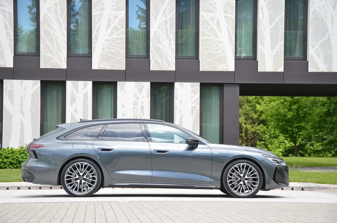 Audi A6 tudi v novi izdaje najbolje deluje kot karavanski avant. FOTO: Gašper Boncelj