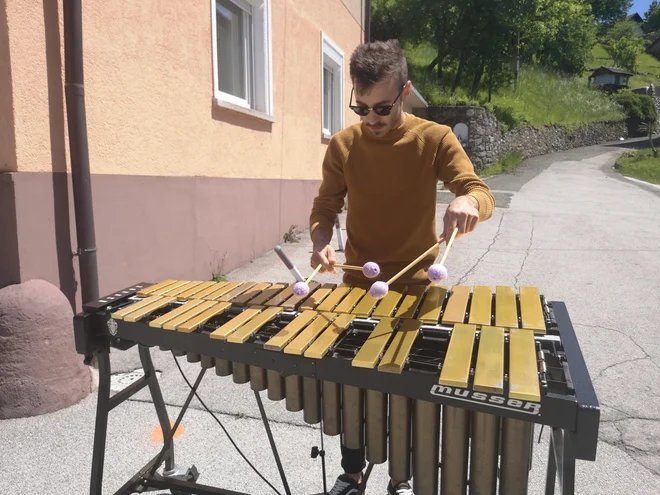 Vid Jamnik je prepoznavni vibrafonost mlajše generacije. FOTO: osebni arhiv